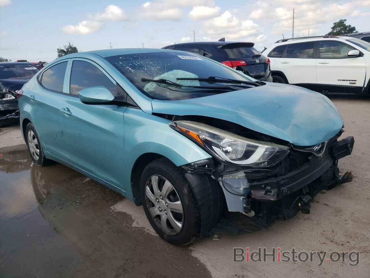 Photo KMHDH4AE0GU575905 - HYUNDAI ELANTRA 2016