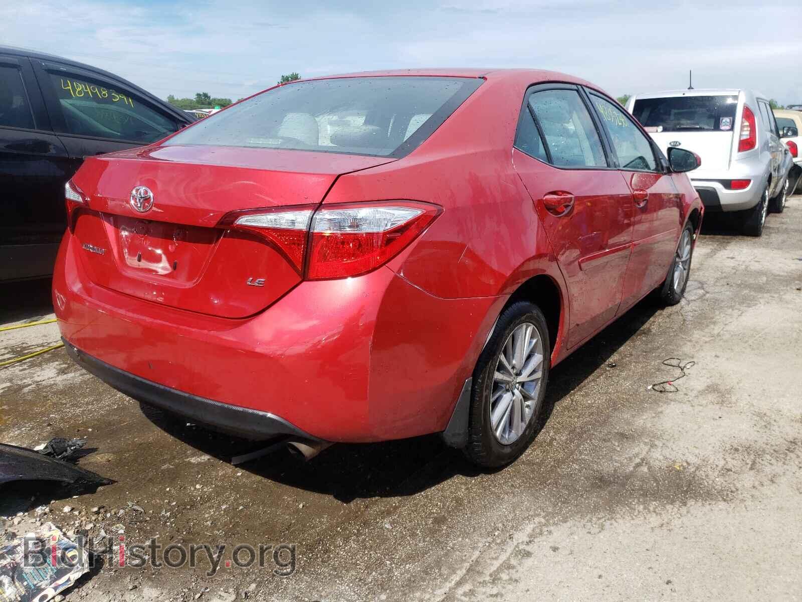 2014 TOYOTA COROLLA - VIN: 2T1BURHE2EC169256 - Фото 4