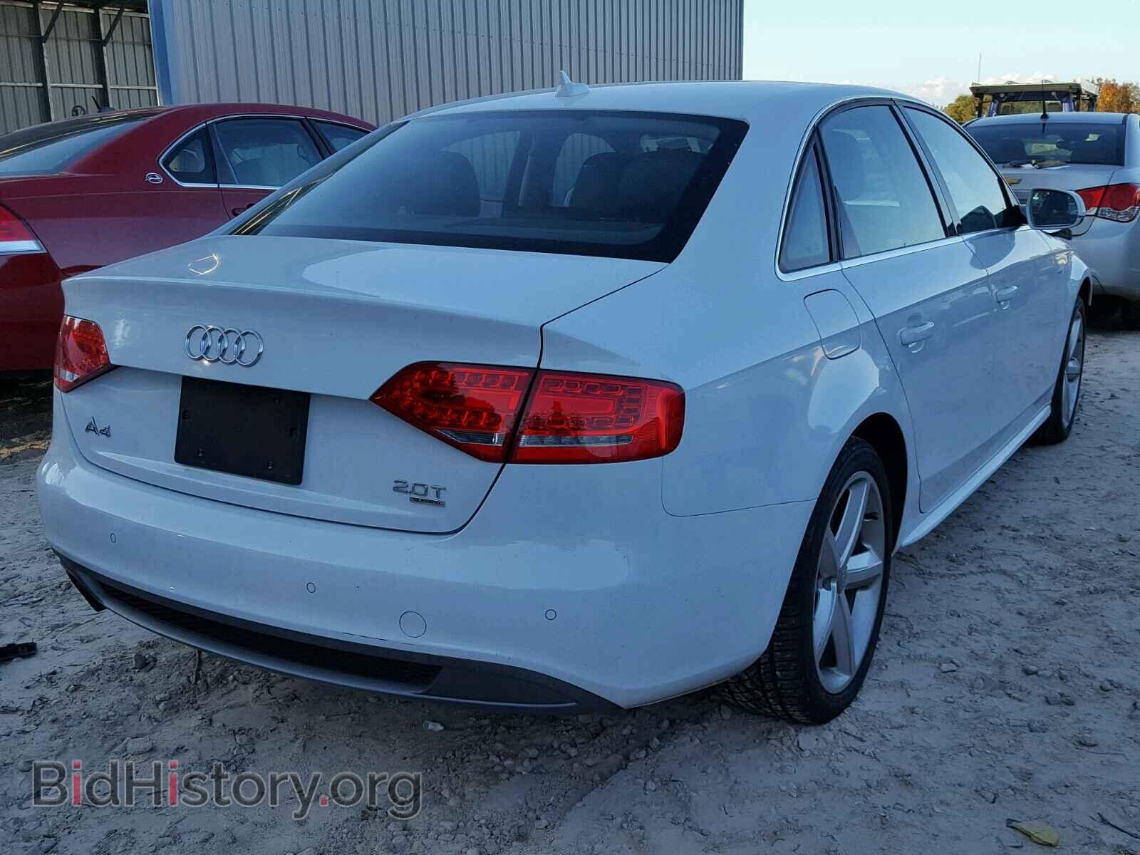 2012 AUDI A4 - VIN: WAUKFAFL8CA116749 - Фото 4