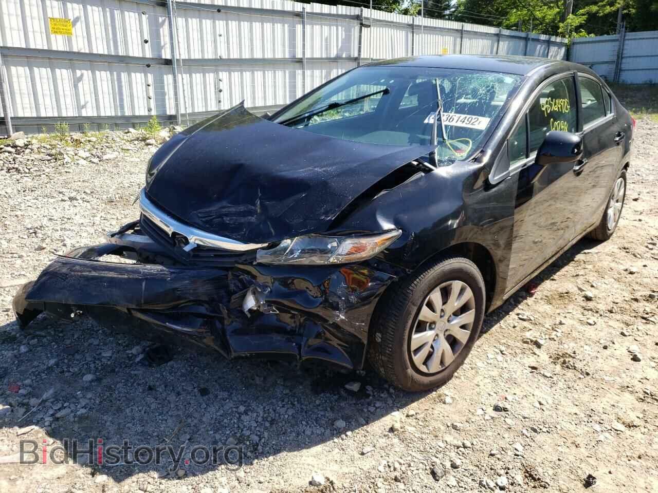 2012 HONDA CIVIC - VIN: 2HGFB2F55CH576820 - Фото 2