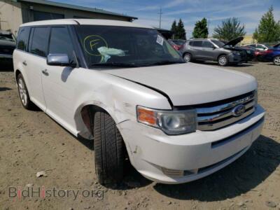 2011 Ford FLEX Flex Limit, white — VIN 2FMHK6DT1BBD07680, Copart