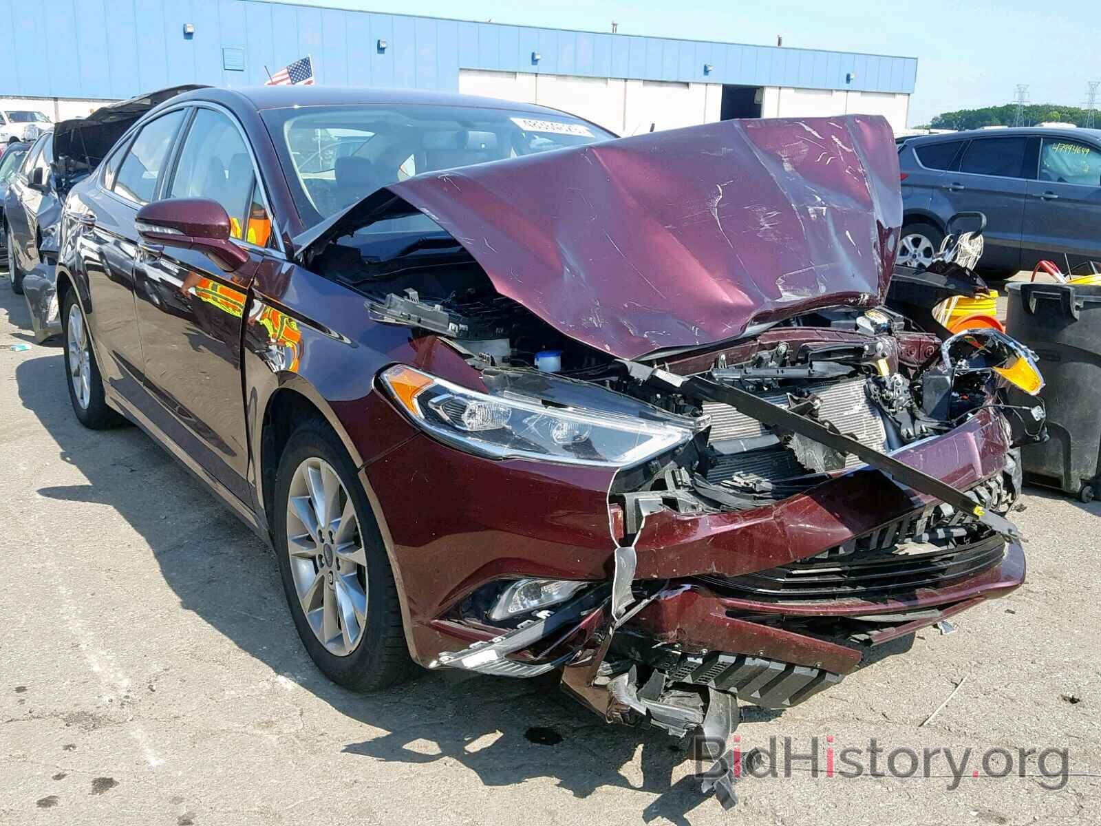 Photo 3FA6P0HD7HR415654 - FORD FUSION SE 2017