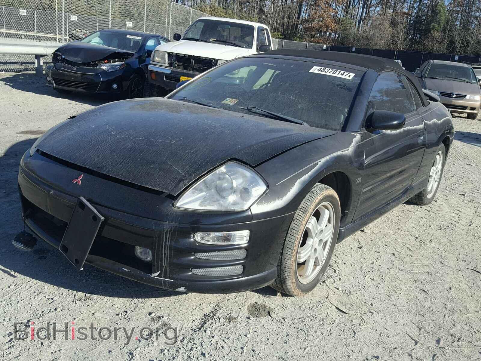 2001 MITSUBISHI ECLIPSE - VIN: 4A3AE85H11E034145 - Фото 2
