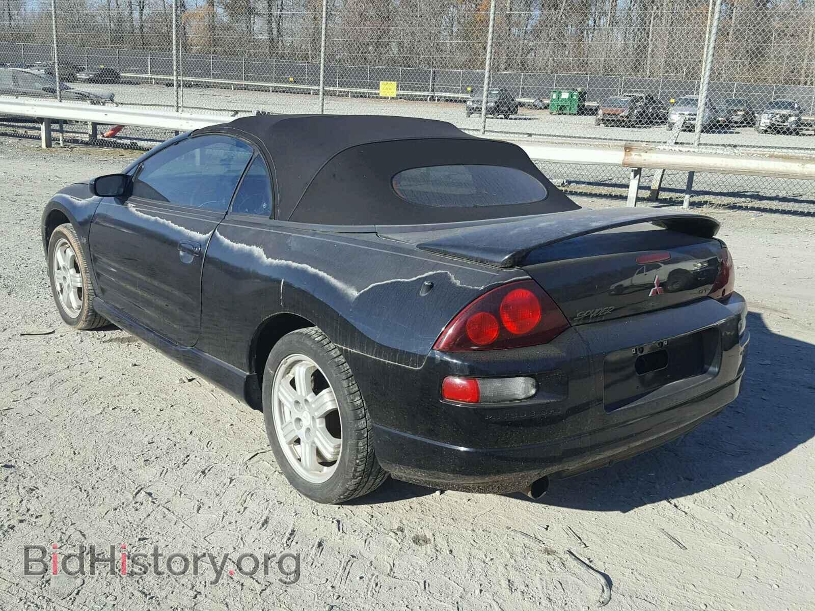 2001 MITSUBISHI ECLIPSE - VIN: 4A3AE85H11E034145 - Фото 3