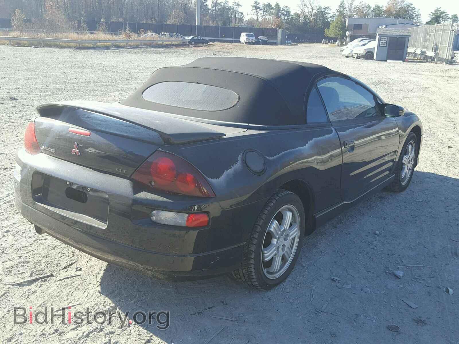 2001 MITSUBISHI ECLIPSE - VIN: 4A3AE85H11E034145 - Фото 4