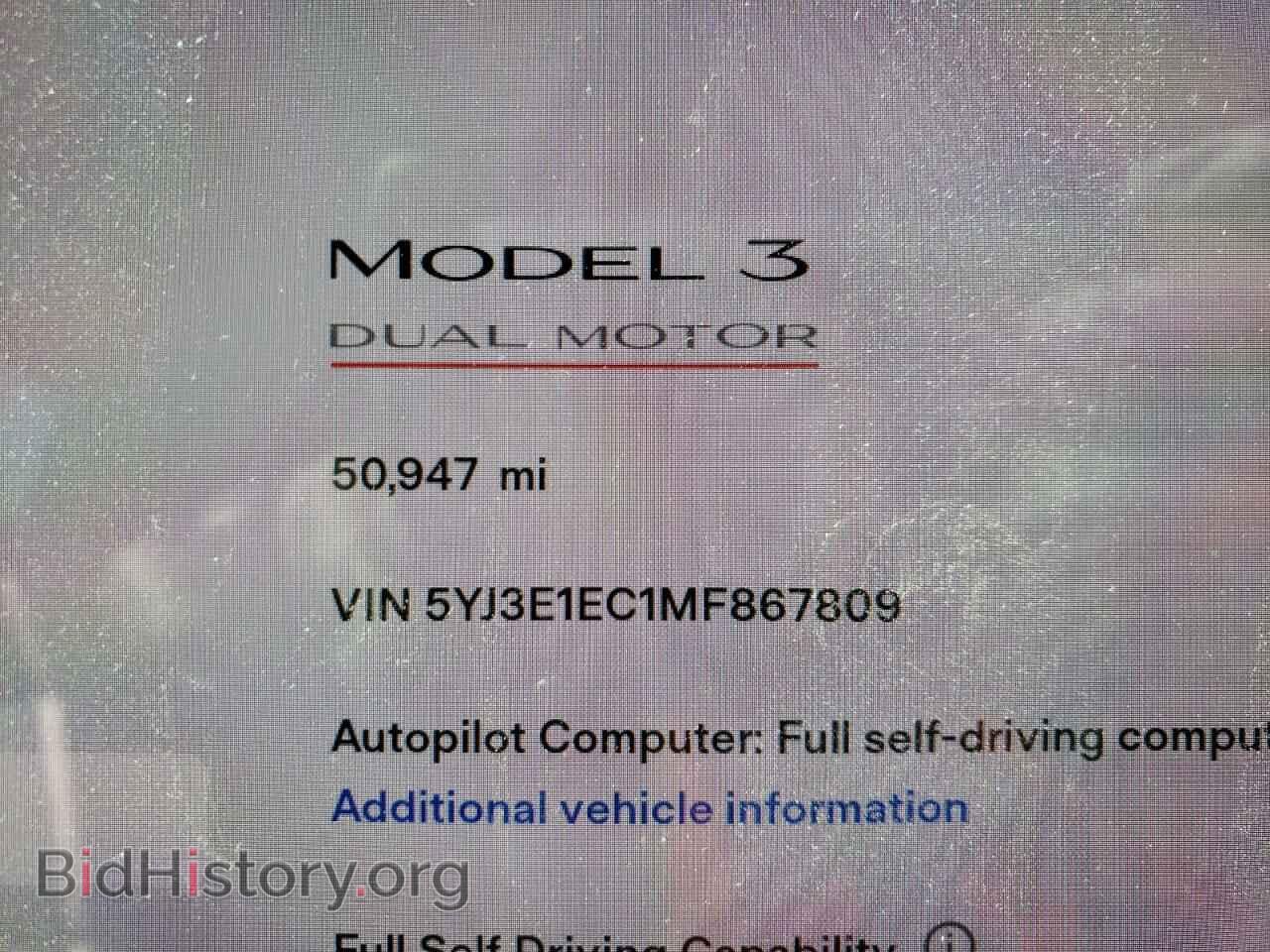 2021 TESLA MODEL 3 - VIN: 5YJ3E1EC1MF867809 - Photo 9