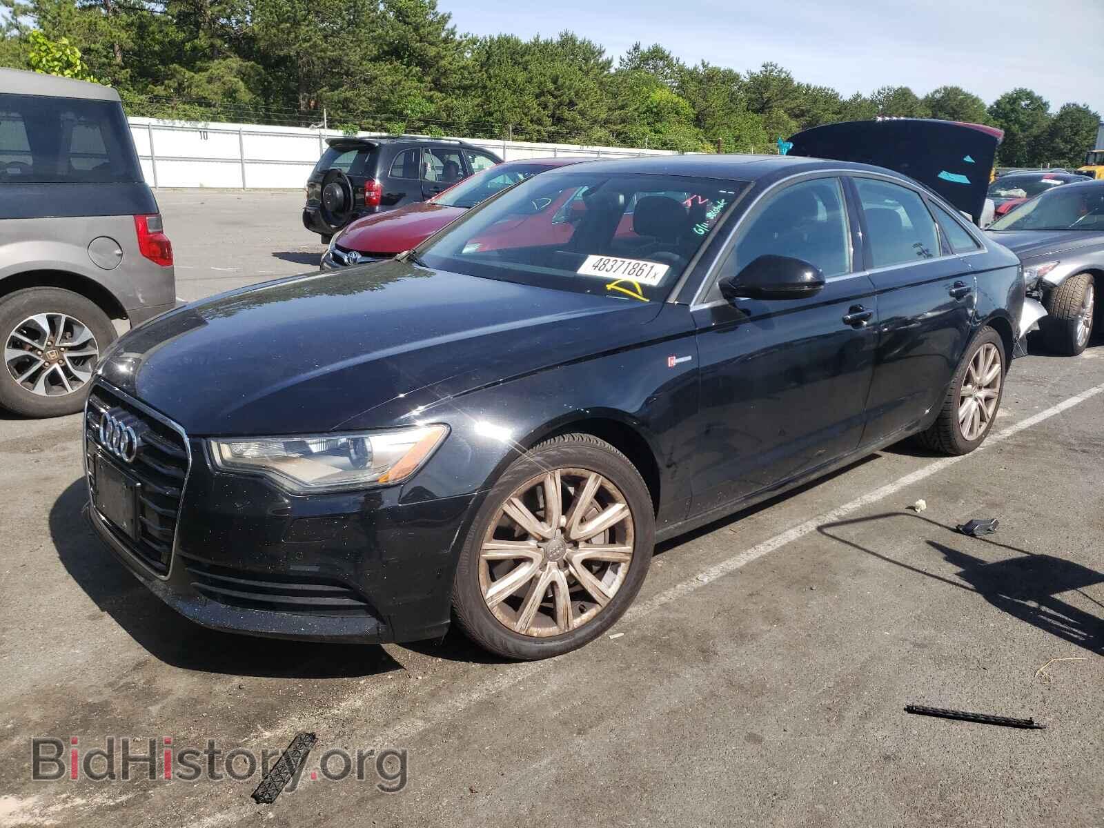 2013 AUDI A6 - VIN: WAUGGAFC4DN015432 - Фото 2