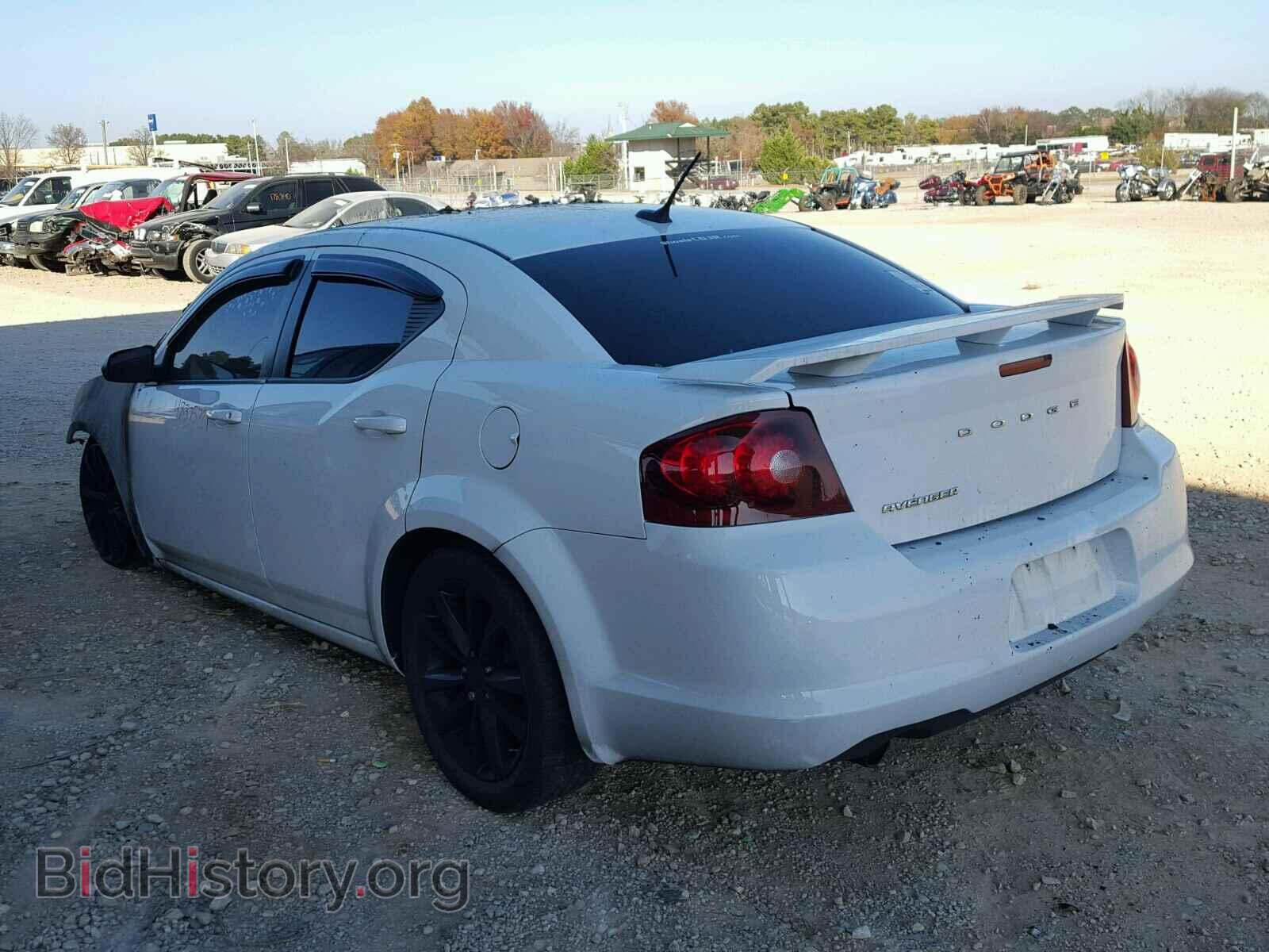 2014 DODGE AVENGER - VIN: 1C3CDZAG1EN165684 - Фото 3