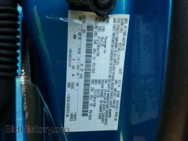 2014 FORD FOCUS - VIN: 1FADP3F20EL320261 - Фото 10