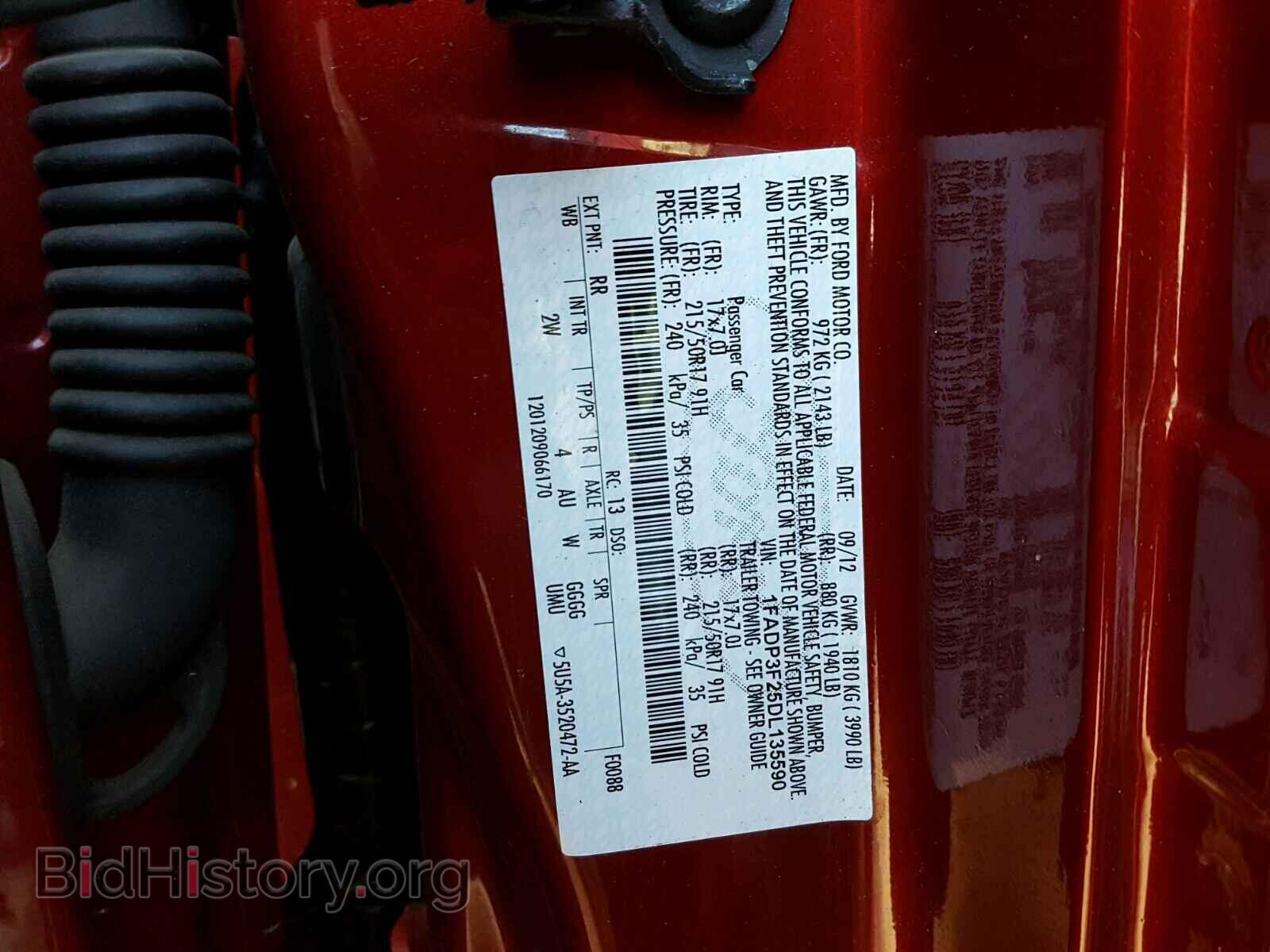 2013 FORD FOCUS - VIN: 1FADP3F25DL135590 - Photo 10