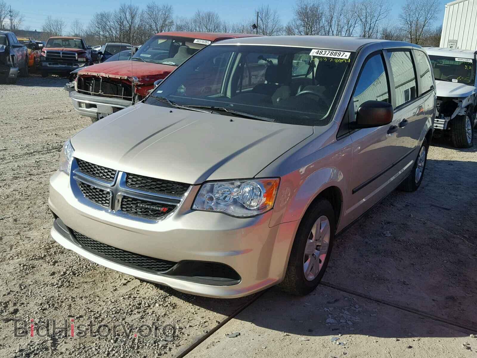 2013 DODGE CARAVAN - VIN: 2C4RDGBG2DR557244 - Фото 2