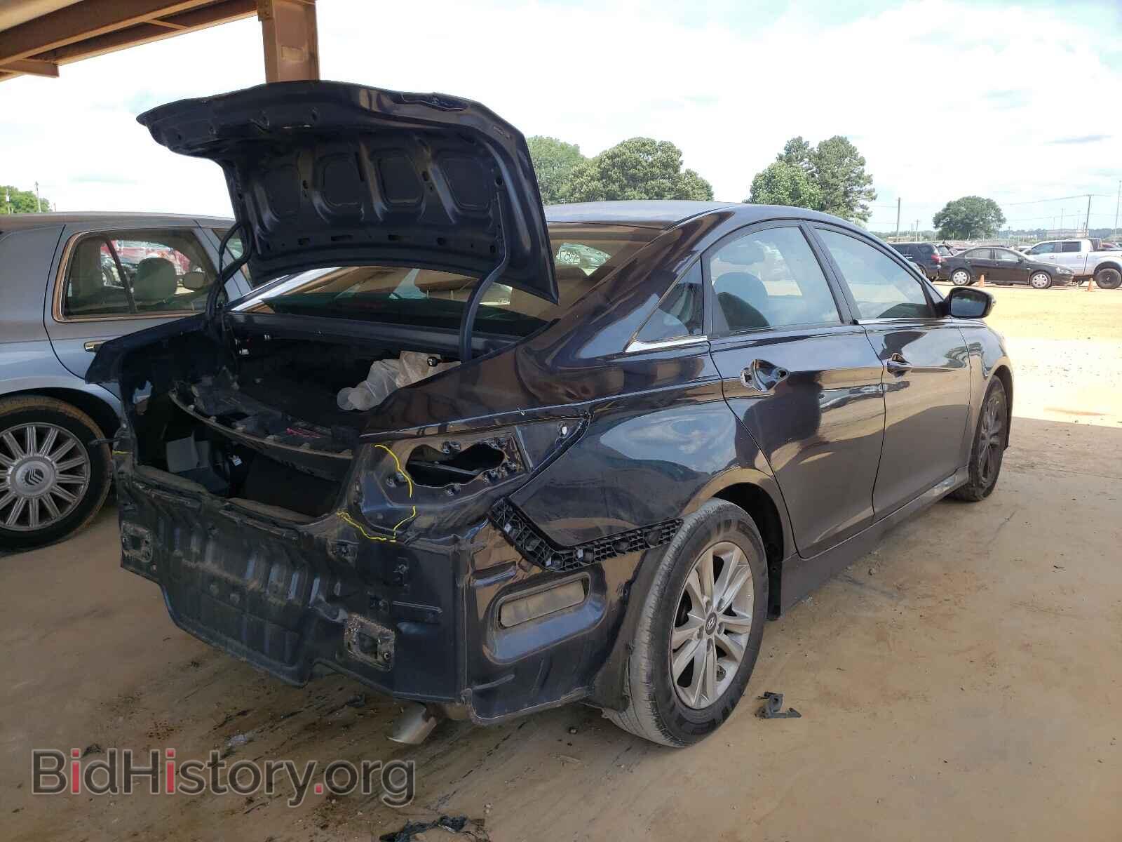 2014 HYUNDAI SONATA - VIN: 5NPEB4AC0EH939241 - Фото 4