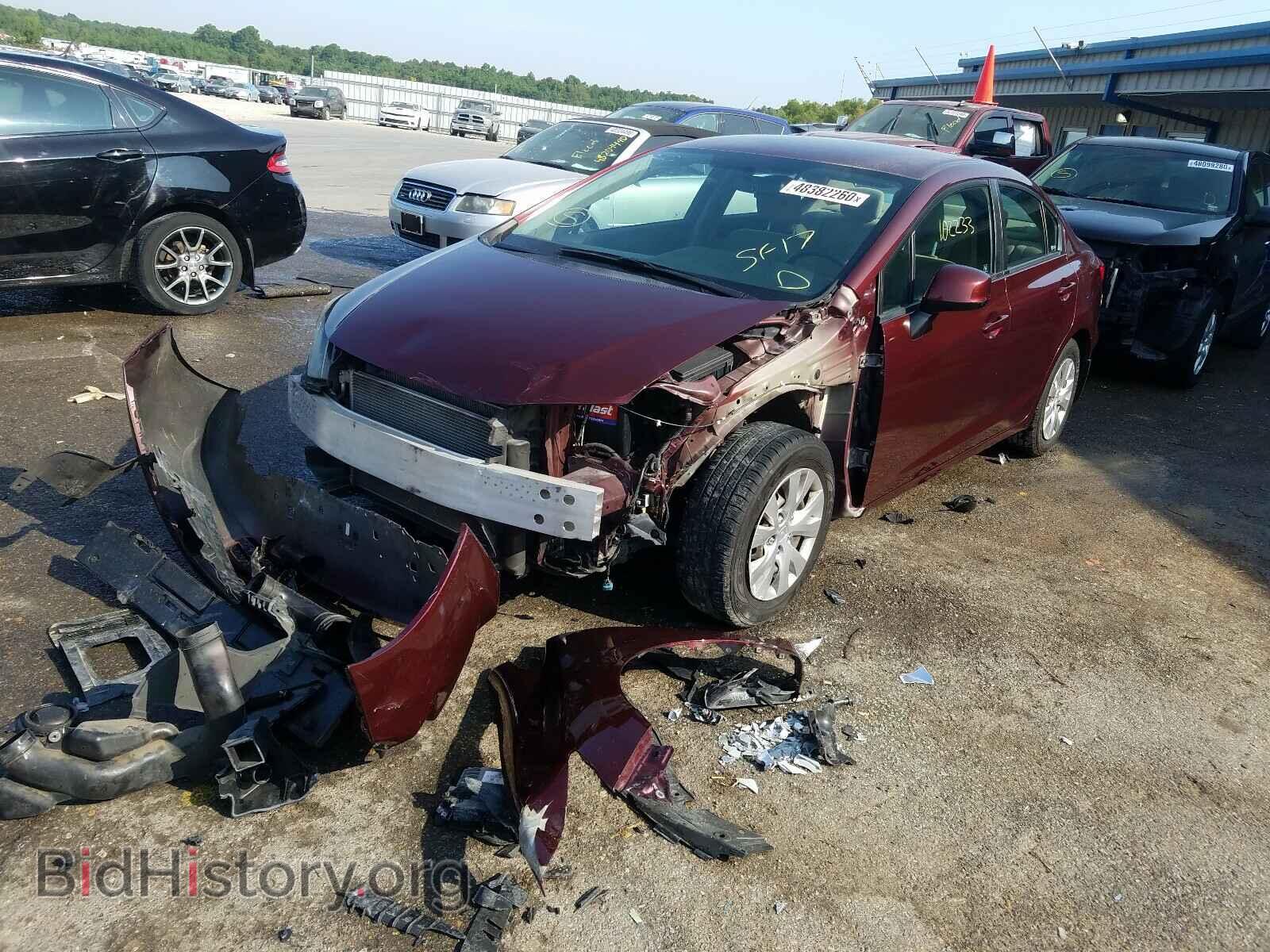 2012 HONDA CIVIC - VIN: 19XFB2F57CE062705 - Фото 2