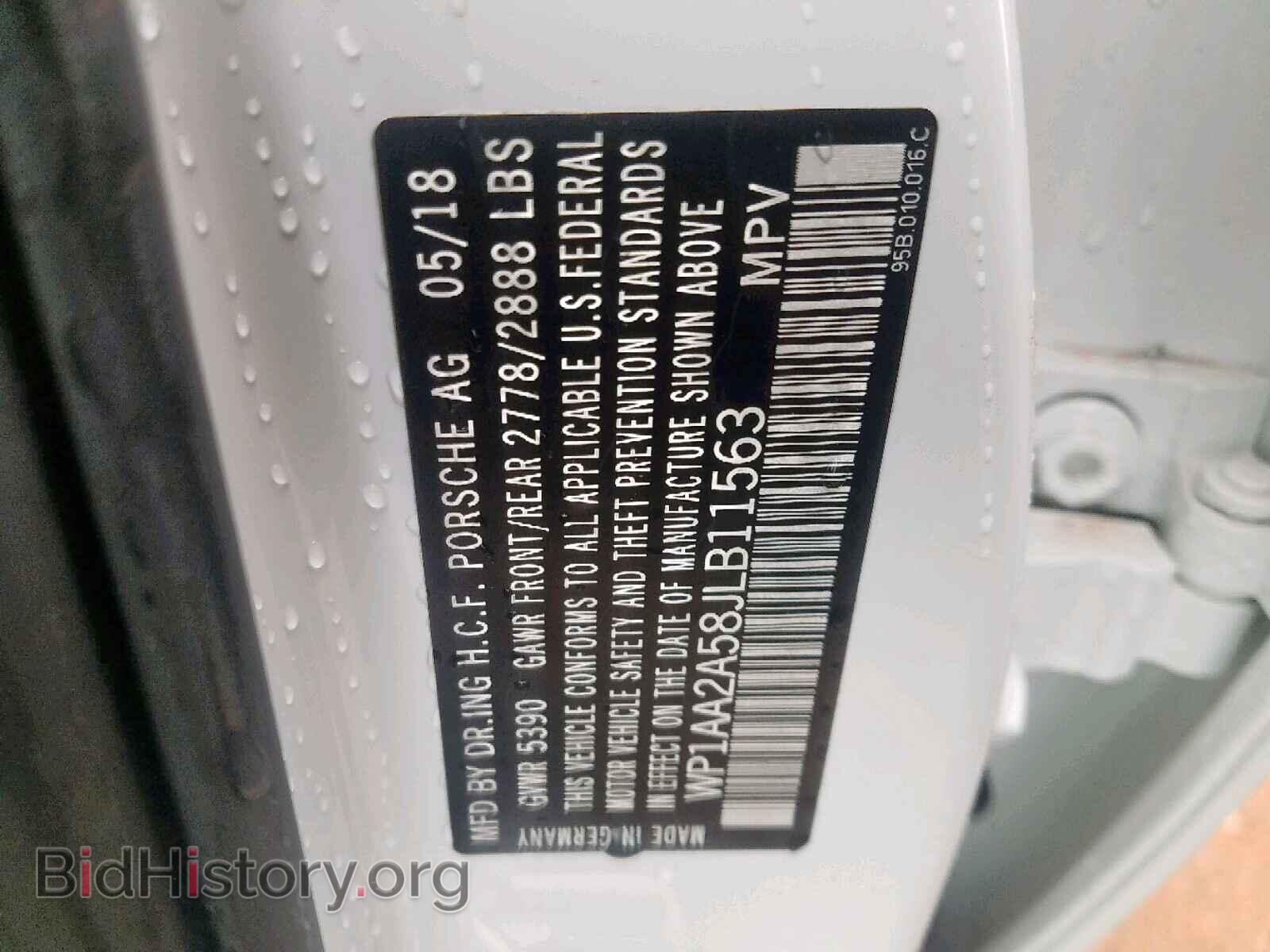 2018 PORSCHE MACAN - VIN: WP1AA2A58JLB11563 - Photo 10