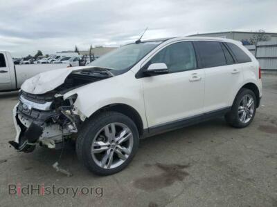 2014 Ford EDGE SEL, white — VIN 2FMDK3JC0EBA10616, Copart