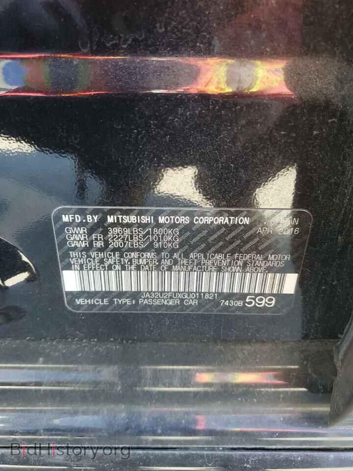 2016 MITSUBISHI LANCER - VIN: JA32U2FUXGU011821 - Фото 12