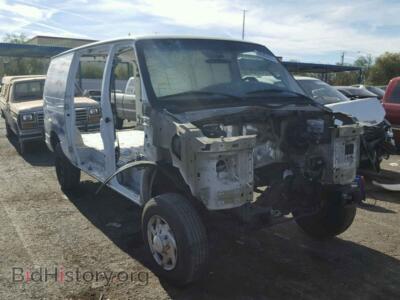 2008 Ford ECONOLINE, белый — VIN 1FTNE14W88DB08608, Copart