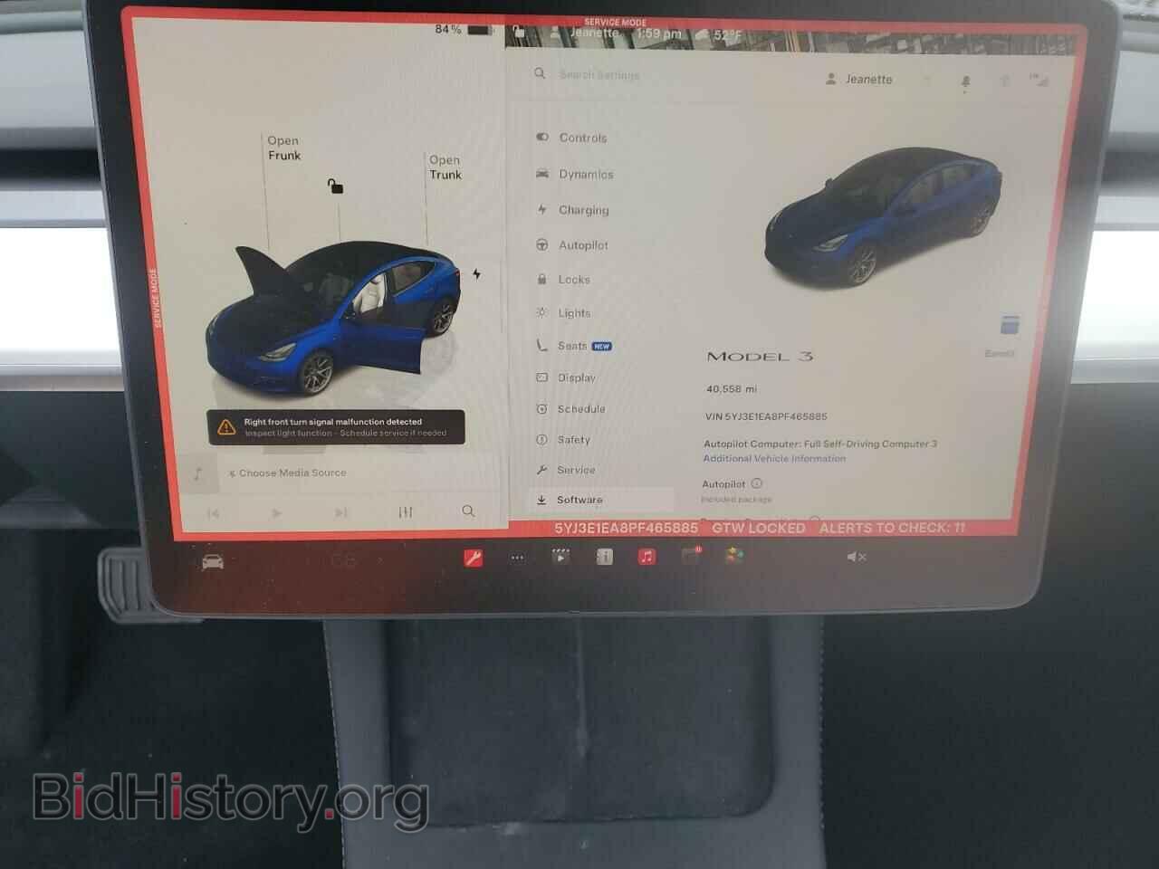 2023 TESLA MODEL 3 - VIN: 5YJ3E1EA8PF465885 - Фото 9
