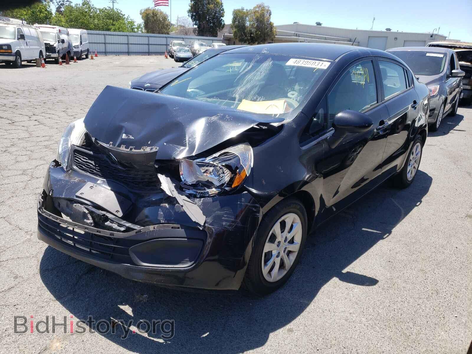 2014 KIA RIO - VIN: KNADM4A31E6398021 - Фото 2