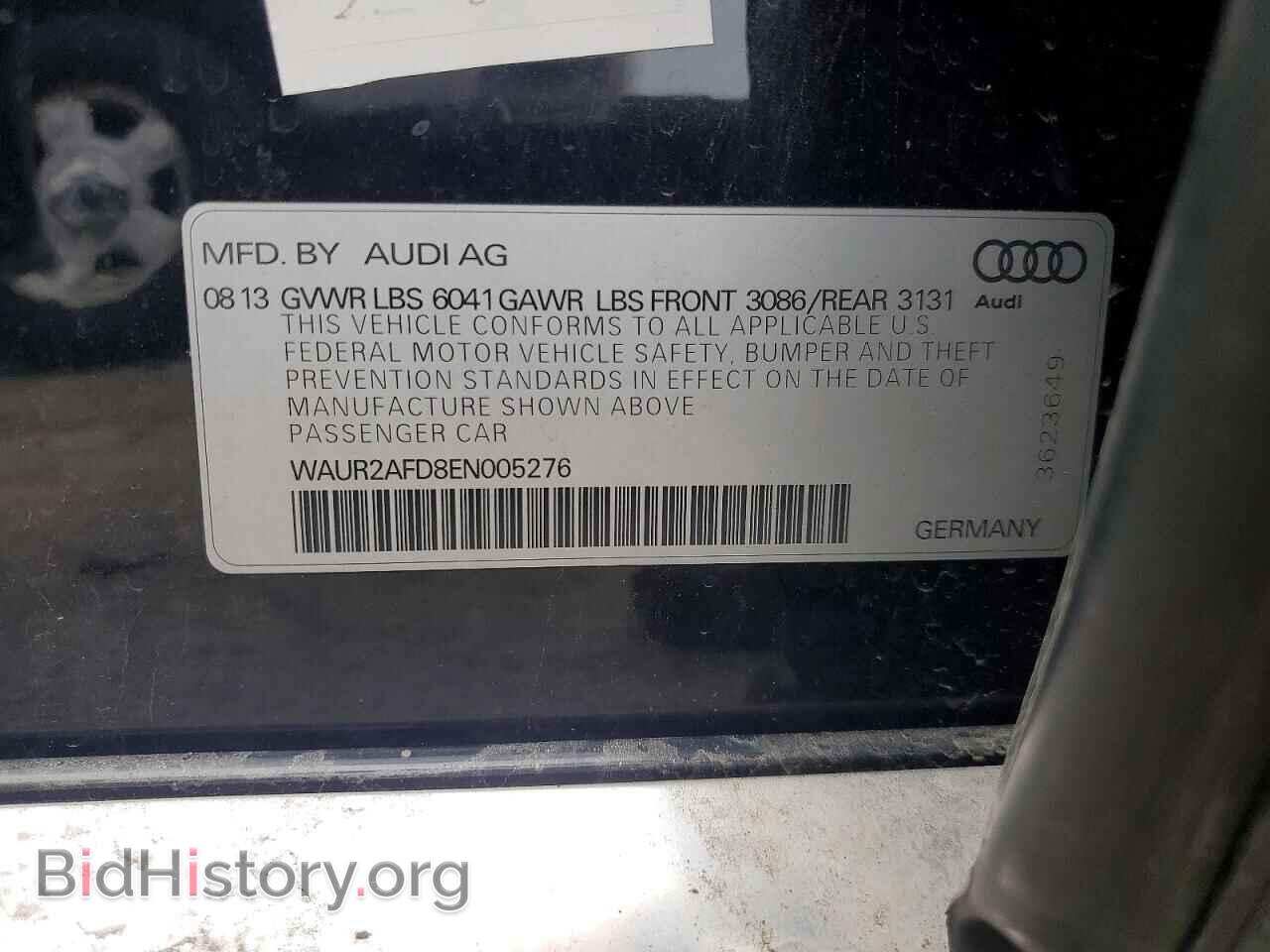 2014 AUDI A8 - VIN: WAUR2AFD8EN005276 - Photo 13
