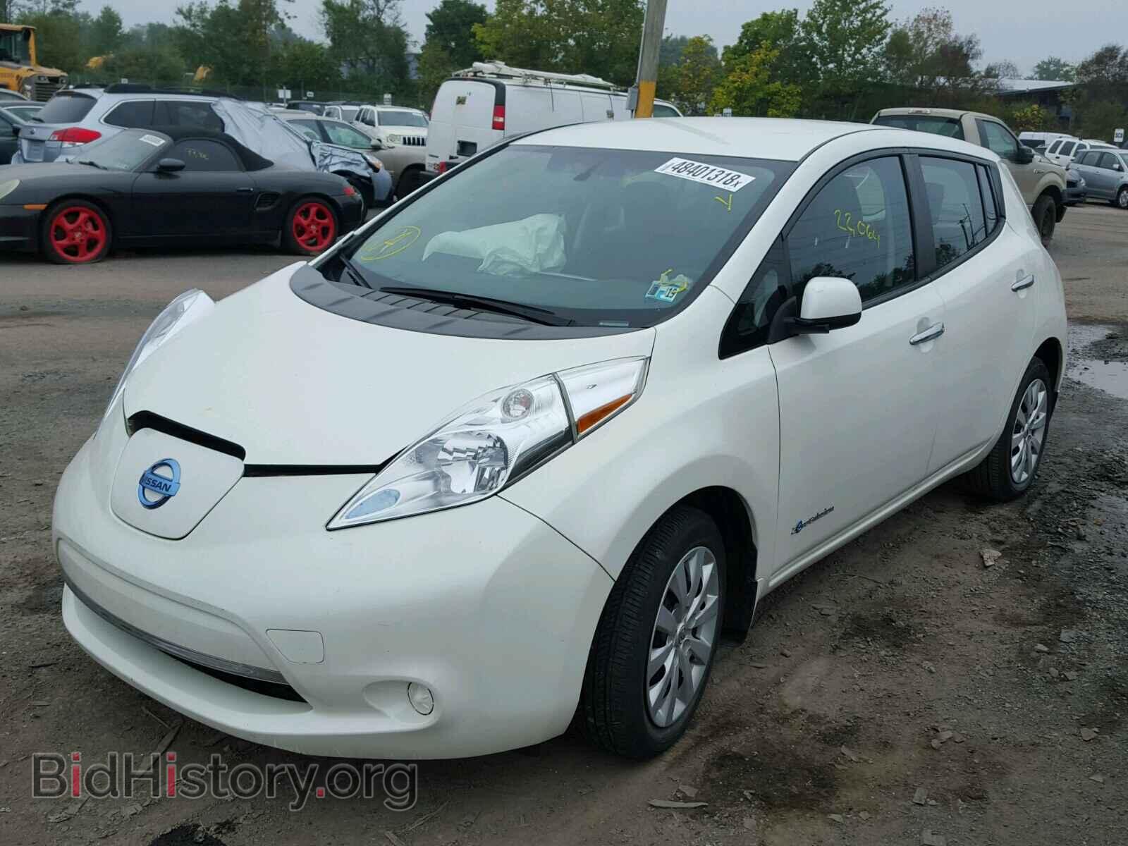 2015 NISSAN LEAF - VIN: 1N4AZ0CP1FC334358 - Фото 2