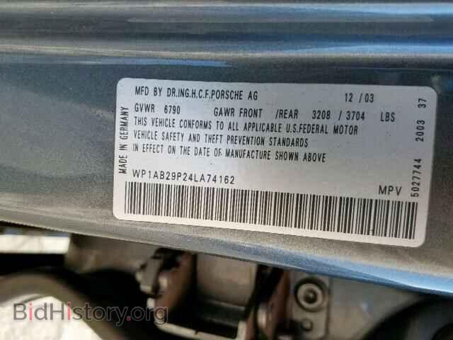2004 PORSCHE CAYENNE S - VIN: WP1AB29P24LA74162 - Фото 10
