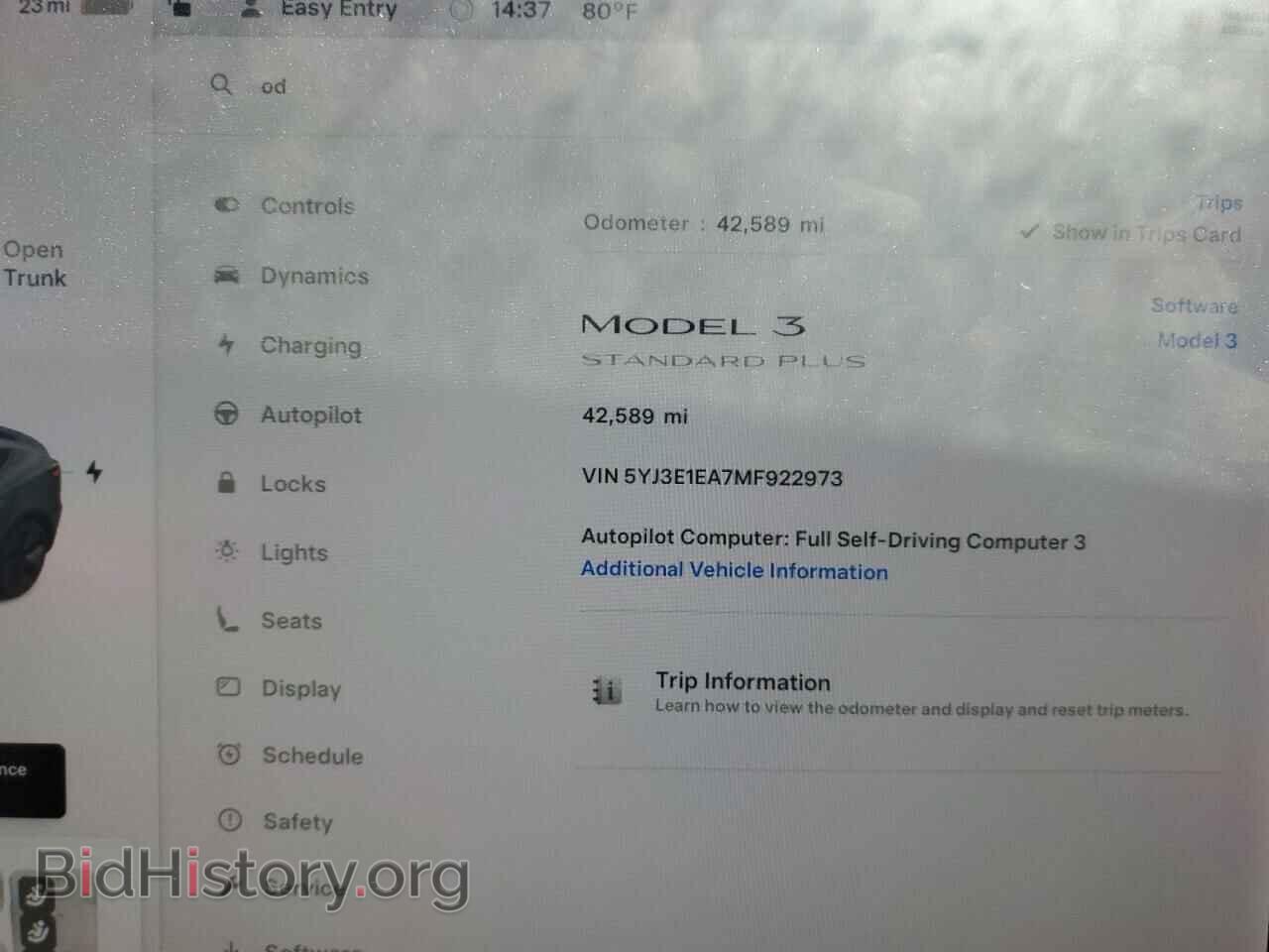 2021 TESLA MODEL 3 - VIN: 5YJ3E1EA7MF922973 - Photo 9