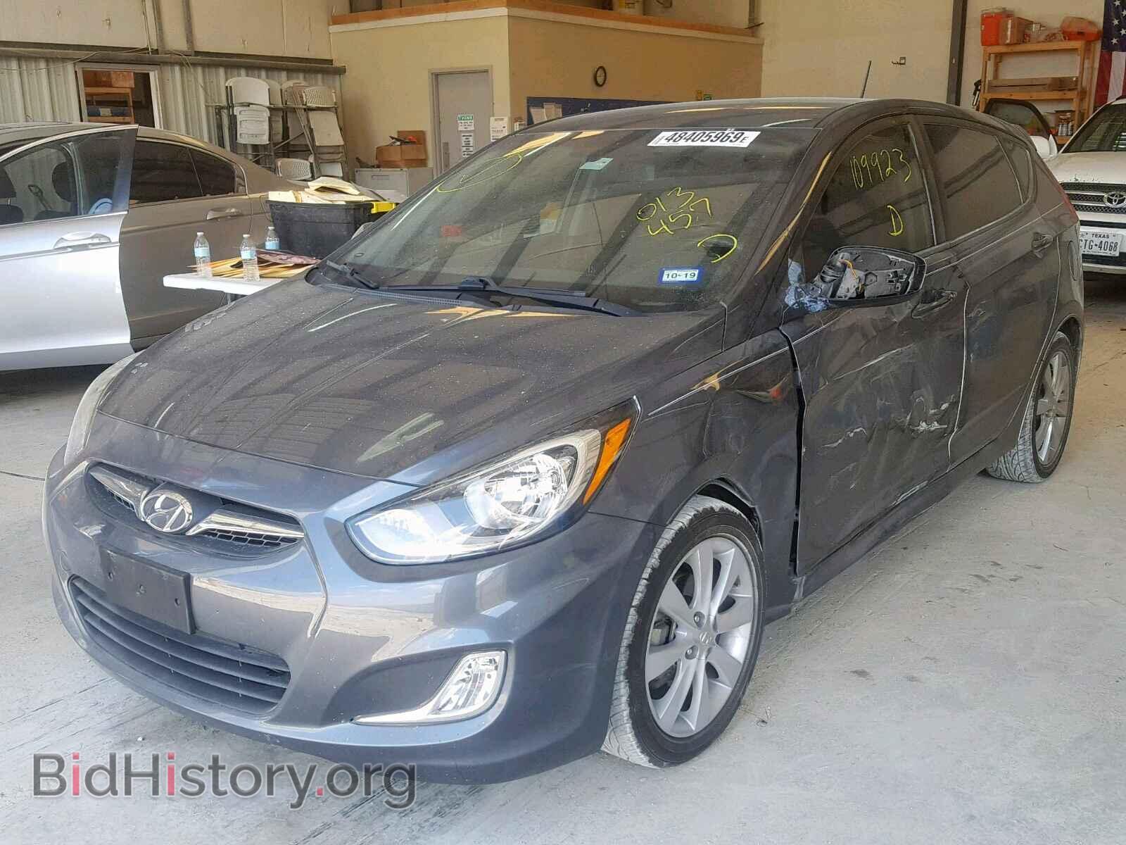2012 HYUNDAI ACCENT - VIN: KMHCU5AE7CU013457 - Фото 2