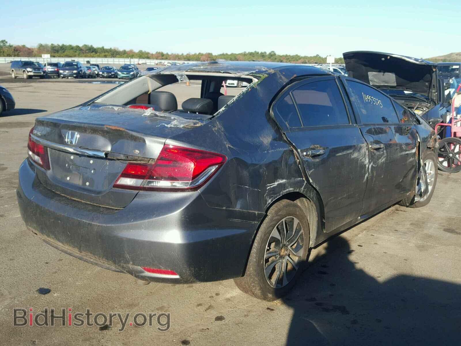 2013 HONDA CIVIC - VIN: 19XFB2F92DE287845 - Фото 4