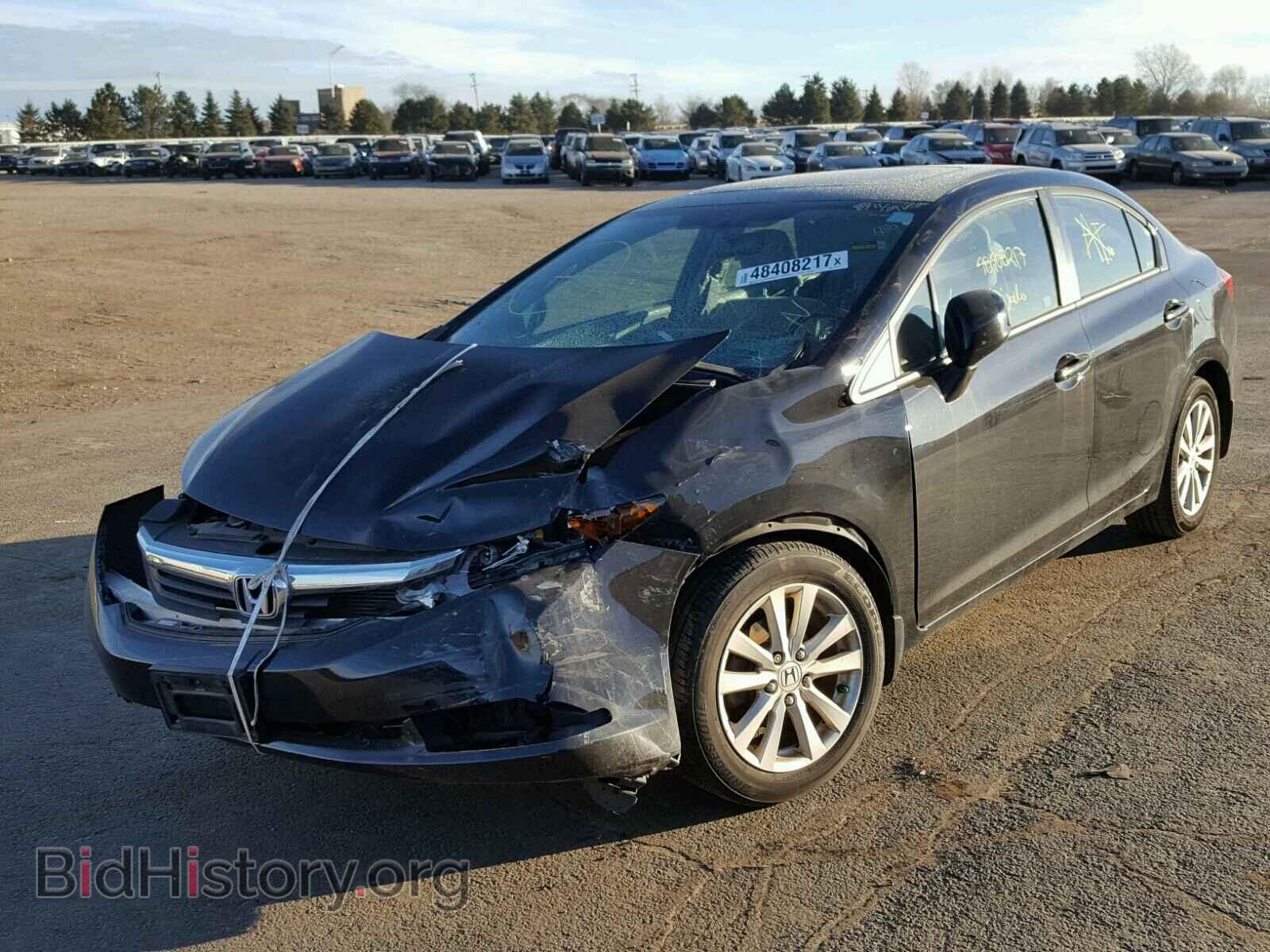 2012 HONDA CIVIC - VIN: 19XFB2F87CE100279 - Фото 2