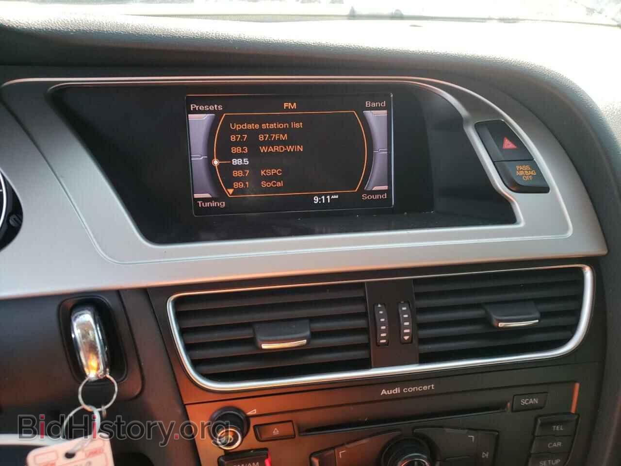 2012 AUDI A4 - VIN: WAUAFAFL2CA062148 - Photo 9
