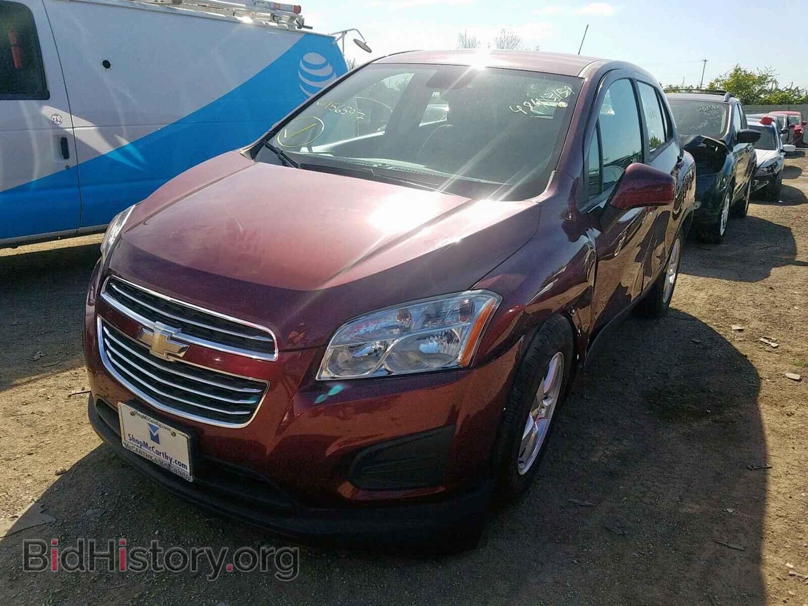 2016 CHEVROLET TRAX - VIN: 3GNCJNSB2GL156597 - Фото 2