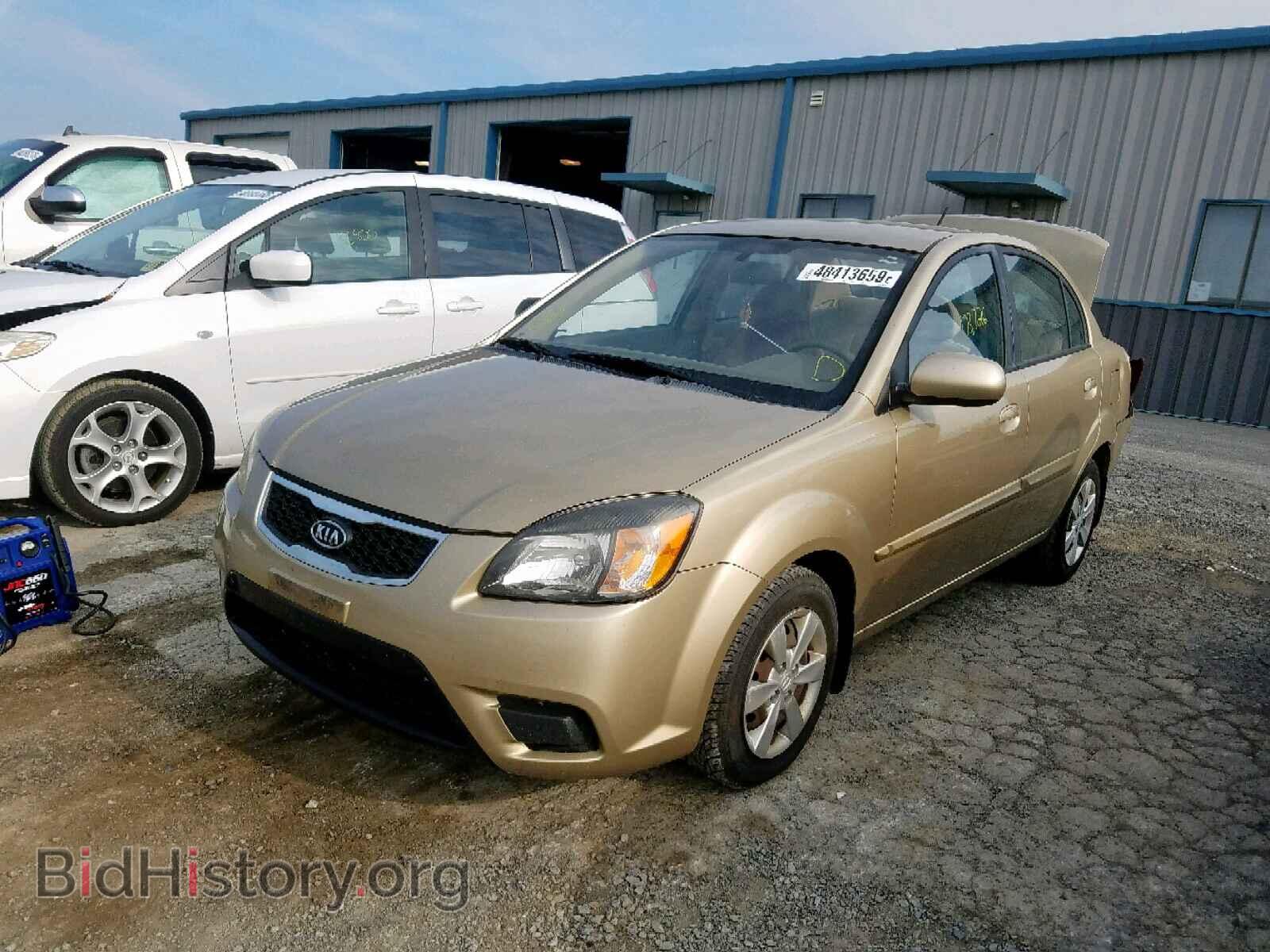 2011 KIA RIO BASE - VIN: KNADH4A36B6735380 - Фото 2