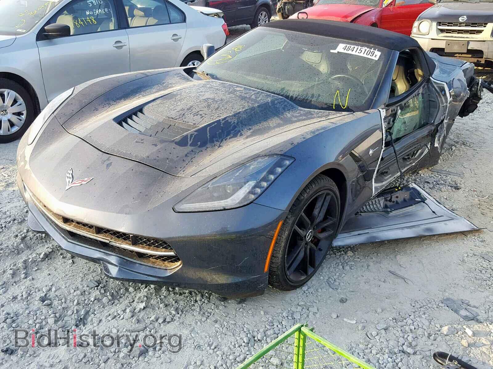 2014 CHEVROLET CORVETTE - VIN: 1G1YK3D70E5111124 - Фото 2