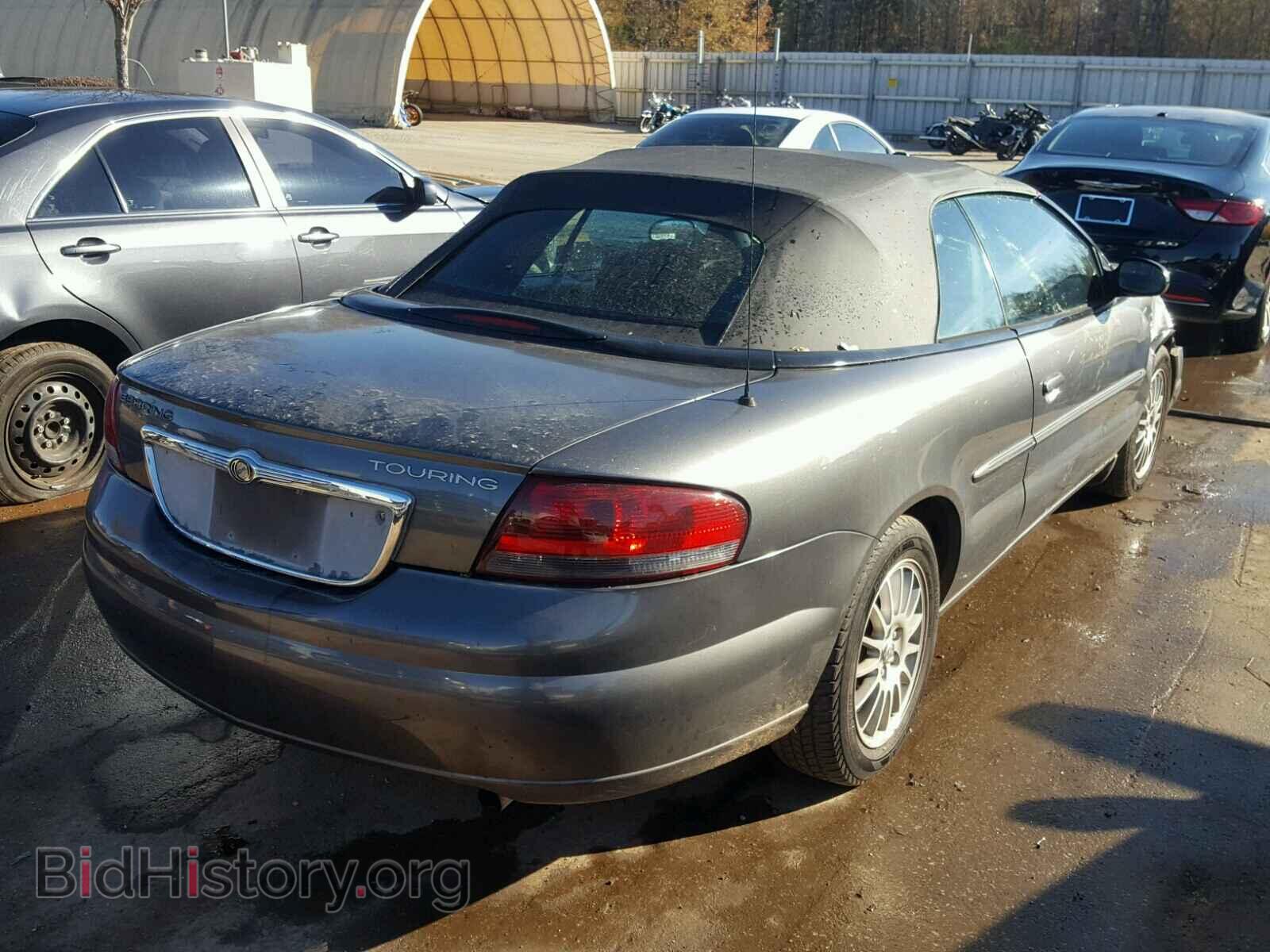 2005 CHRYSLER SEBRING - VIN: 1C3EL55R65N614499 - Фото 4