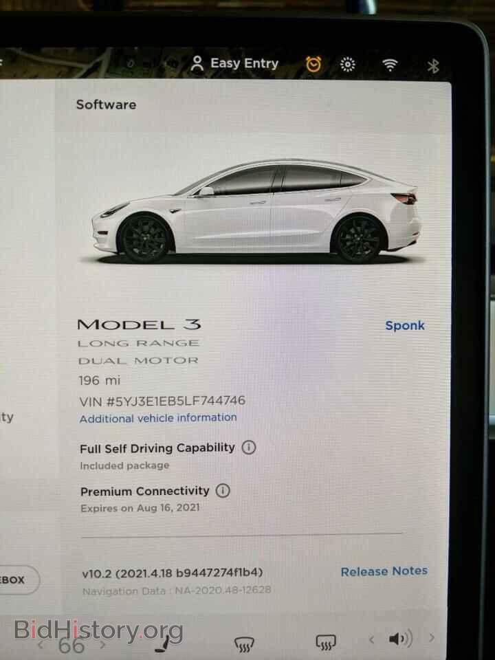 2020 TESLA MODEL 3 - VIN: 5YJ3E1EB5LF744746 - Photo 8