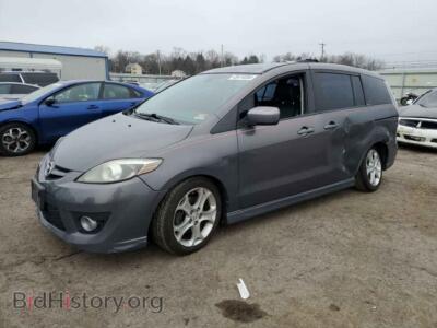 2010 Mazda 5, серый — VIN JM1CR2W36A0383850, Copart
