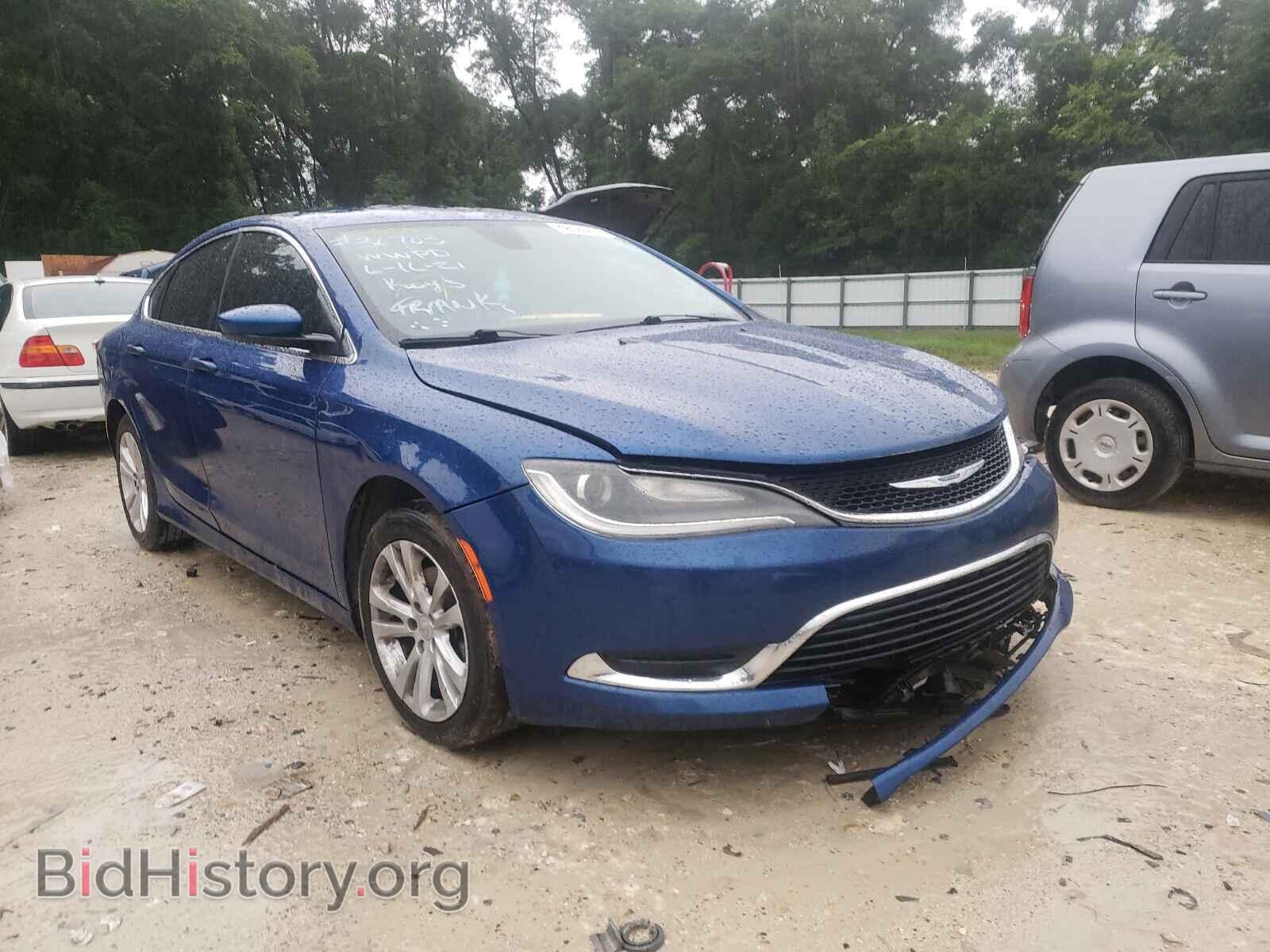 Фотография 1C3CCCAB9GN170025 - CHRYSLER 200 2016