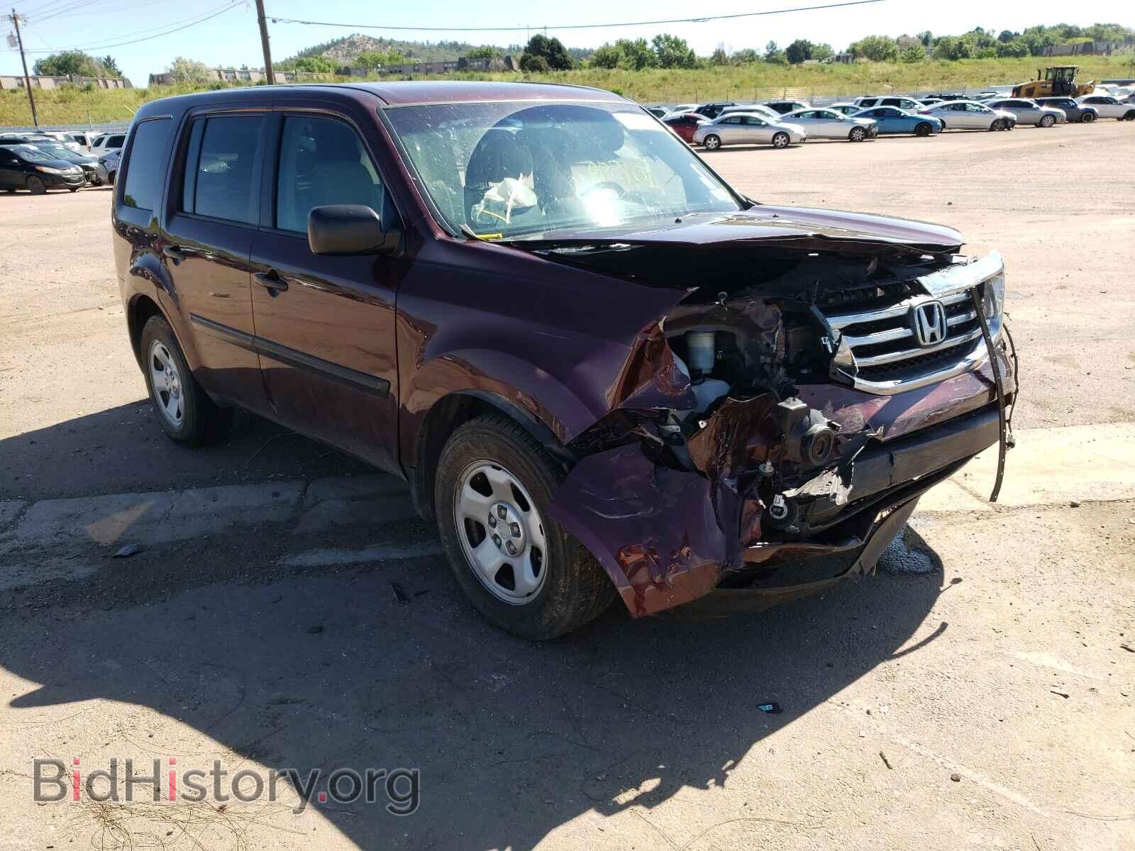 Photo 5FNYF4H2XEB016505 - HONDA PILOT 2014