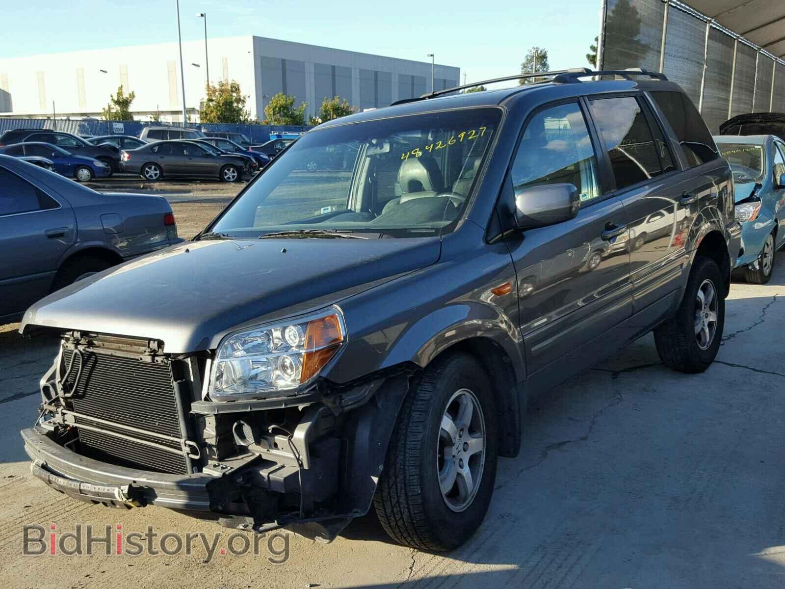 2007 HONDA PILOT - VIN: 2HKYF18797H533258 - Фото 2