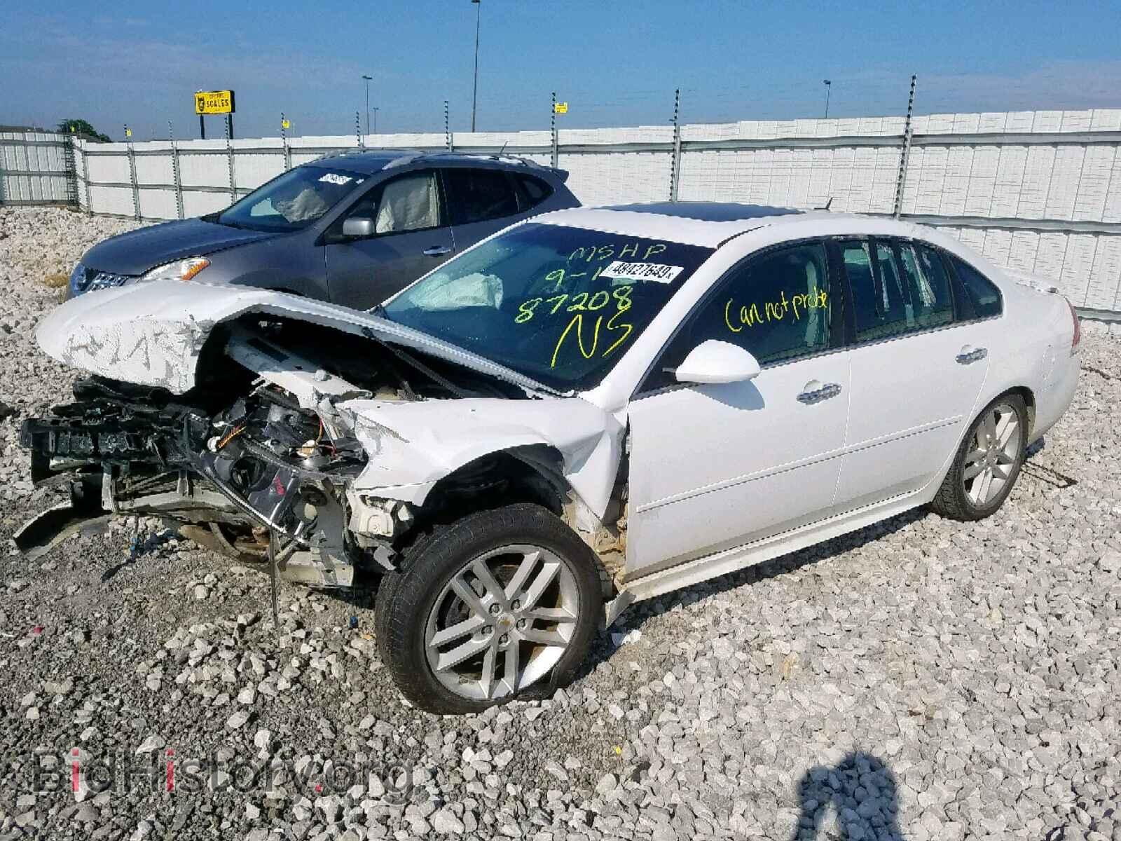 2012 CHEVROLET IMPALA - VIN: 2G1WC5E37C1189748 - Фото 2