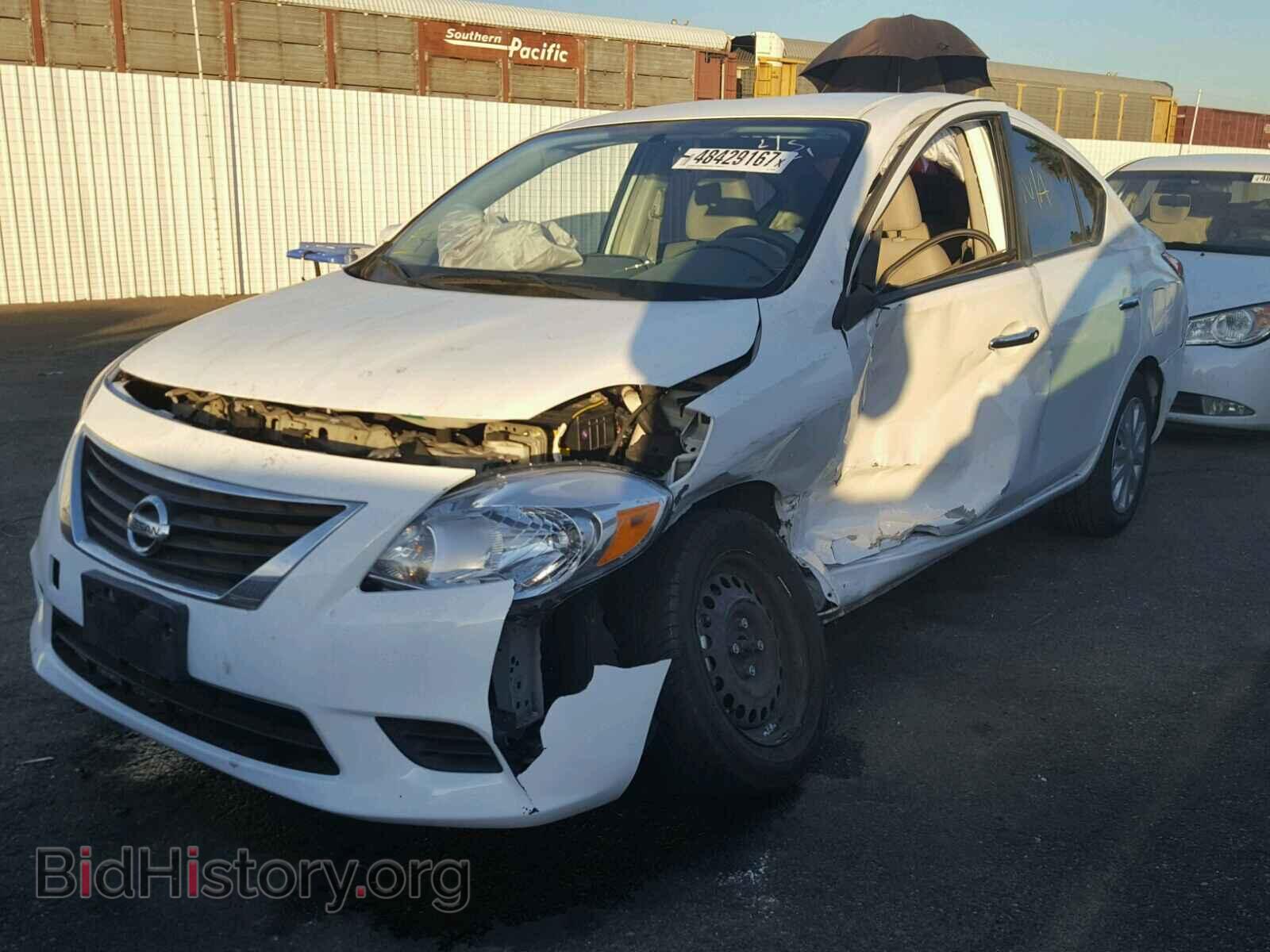 2012 NISSAN VERSA - VIN: 3N1CN7AP3CL823633 - Фото 2