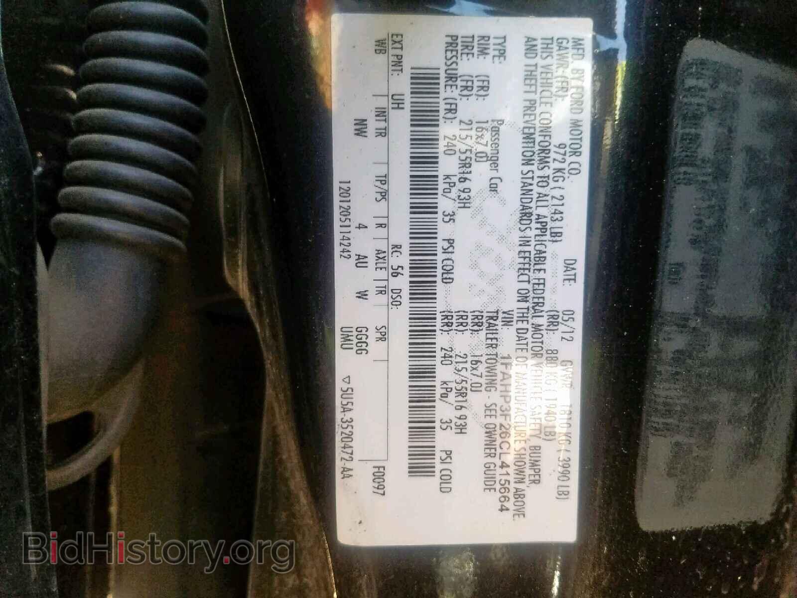 2012 FORD FOCUS SE - VIN: 1FAHP3F26CL415664 - Фото 10