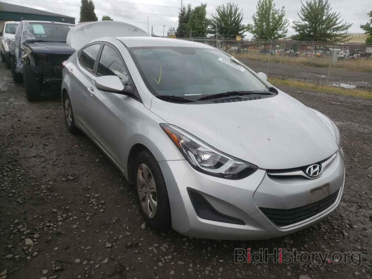 Photo KMHDH4AE5GU479266 - HYUNDAI ELANTRA 2016