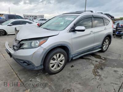 2012 Honda CRV EXL, silver — VIN JHLRM3H70CC000553, Copart
