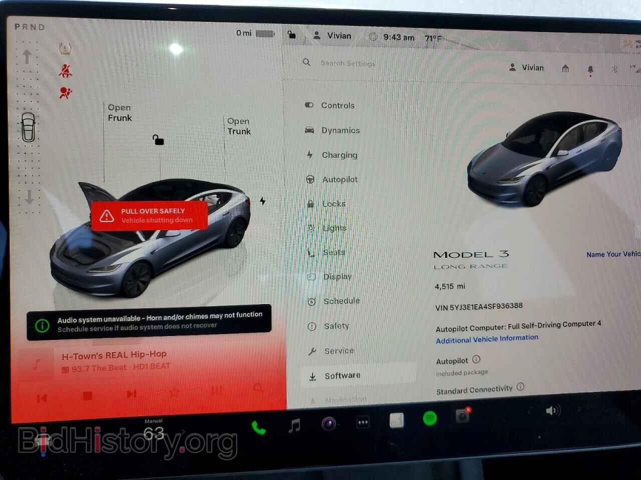 2025 TESLA MODEL 3 - VIN: 5YJ3E1EA4SF936388 - Photo 9