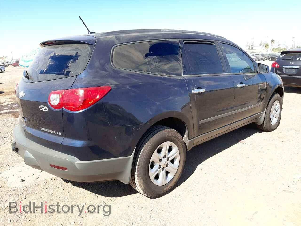 2012 CHEVROLET TRAVERSE - VIN: 1GNKRFEDXCJ217221 - Фото 3