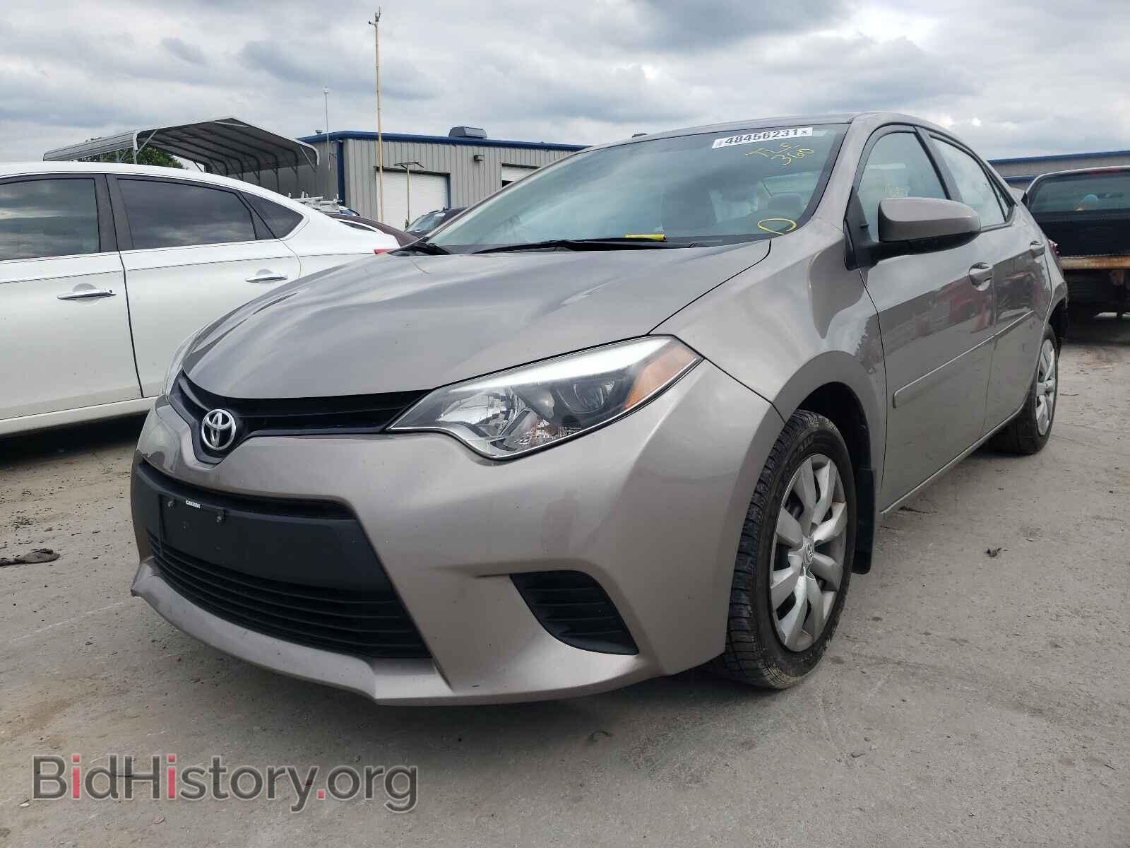 2014 TOYOTA COROLLA - VIN: 2T1BURHE9EC149182 - Фото 2
