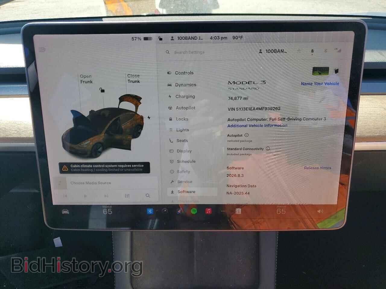 2021 TESLA MODEL 3 - VIN: 5YJ3E1EA4MF939262 - Photo 9