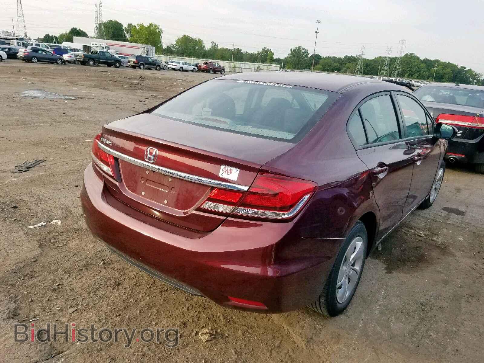 2014 HONDA CIVIC LX - VIN: 19XFB2F51EE049841 - Фото 4
